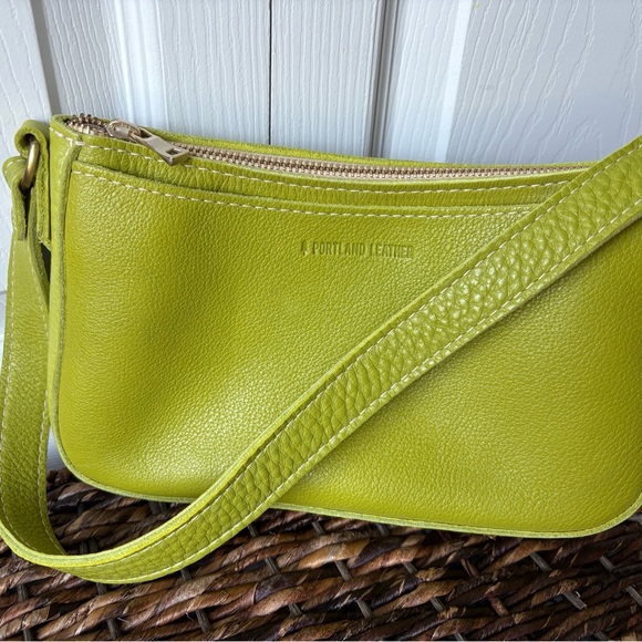 Portland Leather Handbags - New Portland Leather Key Lime Lucy